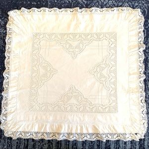 Gorgeous and giant vintage pillow cover